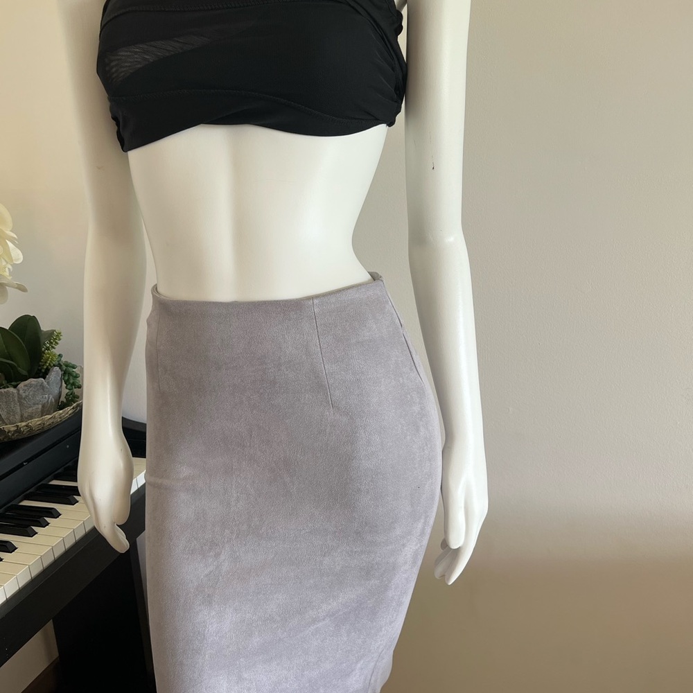 Elegant Gray Women's Skirt